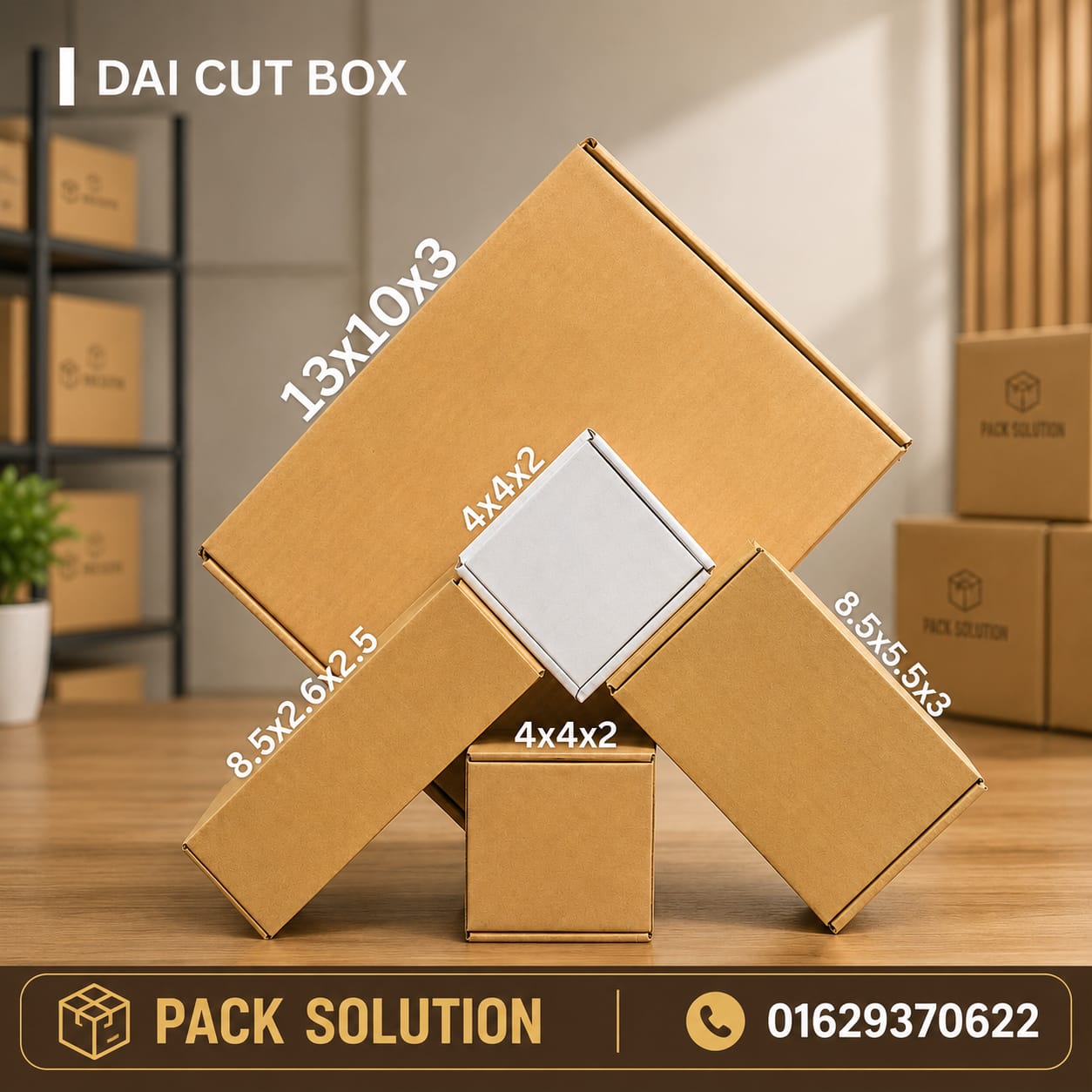 Die Cut Box Self Lock
