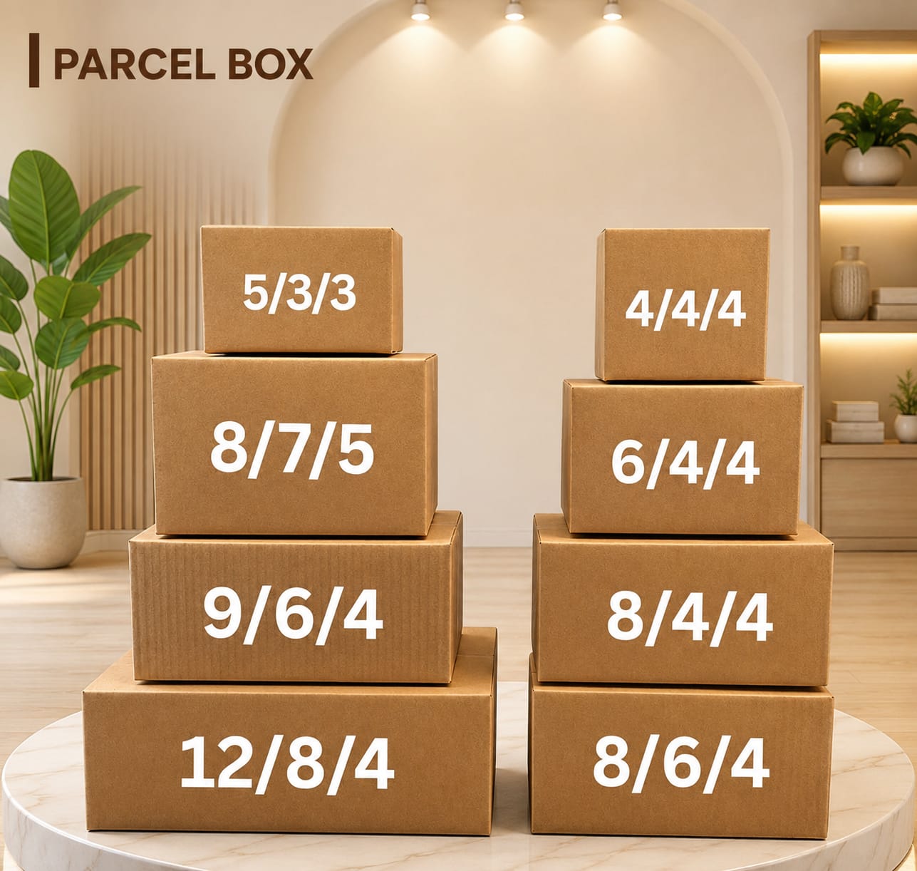 Parcel Box Non Print 3 Ply